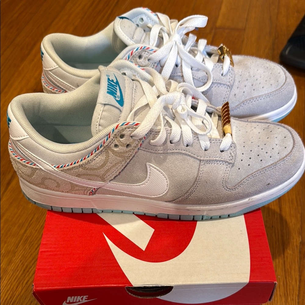 Nike White and Gray Sneakers